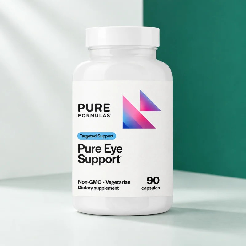 PureFormulas Pure Eye Support con luteína y zeaxantina, 90 cápsulas vegetarianas